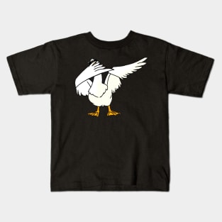 Dabbing goose Kids T-Shirt